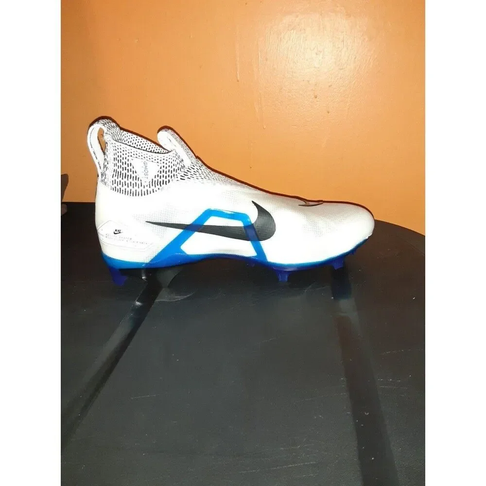 Nike Alpha Menace Elite 3 Football White Game Royal CT6648-101 Men's Size 9